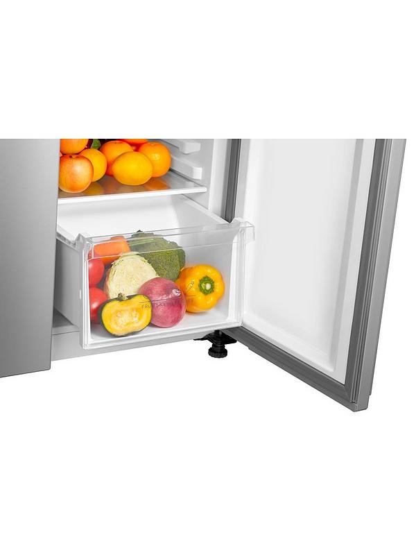 Swan SR750100I 84cm Wide, Total No Frost, American-Style Freestanding Fridge Freezer - Inox - Image 5